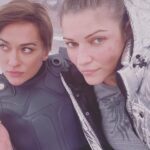 Tasya Teles Instagram - A little behind the scenes #the100 throwback.. 🤍 Beyond grateful for all the crazy memories we created both on and off screen… Shoutout to @ivanamilicevic for eyeing up my Nutella like it ain’t no thang. I see you girl! Get that peanut butter involved and you’re golden! More #bts #Nutella moments to come… lol. So many… @ivanamilicevic @lola_flanery @jessicanoelleharmon @linzzmorgan @marieavgeropoulos @shelby.flannery