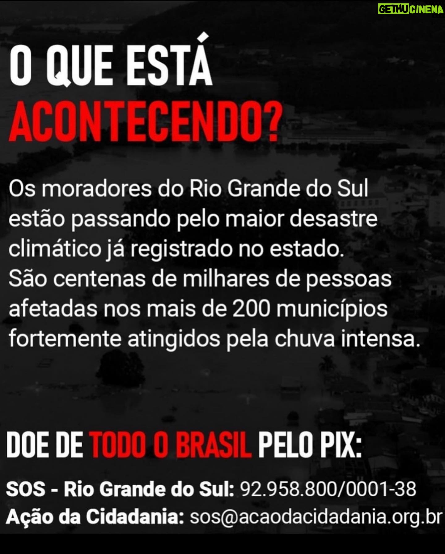 Tatá Werneck Instagram - Estou pondo nos stories tb . Me marquem nas instituições que acham que são confiáveis pra divulgar