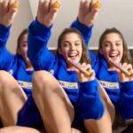 Tati Fernández Instagram - Se unen al Challenge?🧡💙 @mentos.cl #DileSíALaFrescura #Mentos #MentosFanta #publicidad