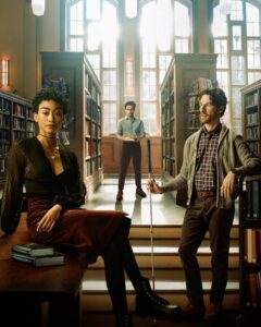 Tati Gabrielle Instagram - Welcome to Madre Linda Public Library. Would #You like a recommendation?📚😌 @younetflix @netflix
