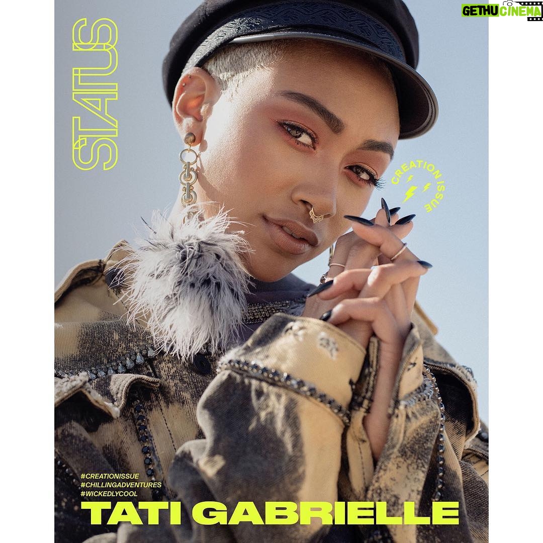 Tati Gabrielle Instagram - Yo this is so surreal, I canβt even fathom. Shorty just made her first cover appearance ever! π± The little girl in me is going crazy right now! Thank you times a gazillion @statusmagazine!! And thank you so much to the team that made this shoot awesome! Check out the full interview :) https://goo.gl/dtU1Xt πΈ: @raenbadua π: @wilfordlenov π: @bellacheveux ππ½ββοΈ: @hair_by_gavin @junior_barbershop #CAOS #StatusMagazine #Netflix #Prudence #InfiniteGratitude