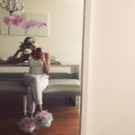 Tati Gabrielle Instagram - A lil self love and unicorn slippers is all you need to start a good day 🦄