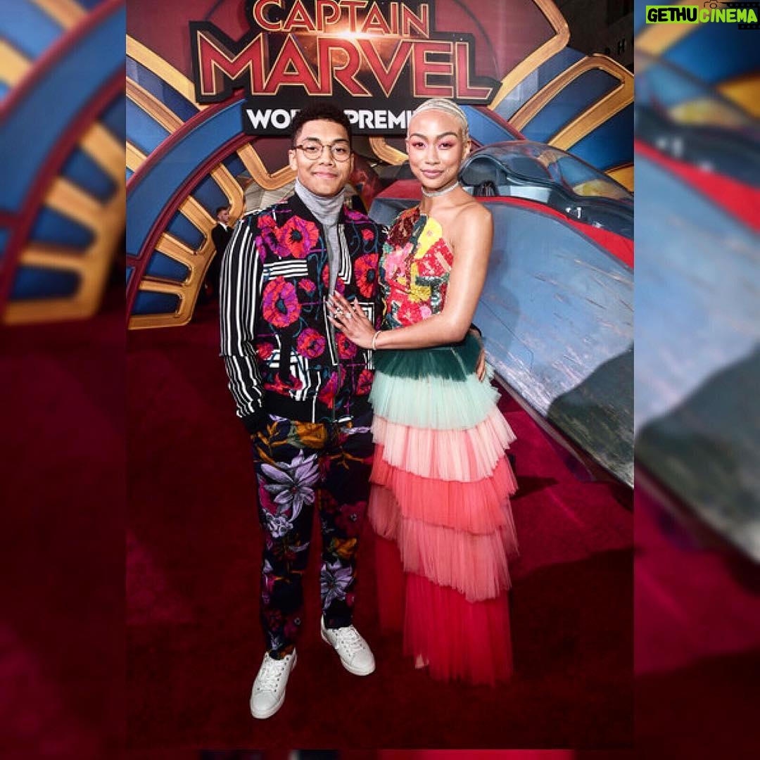 Tati Gabrielle Instagram - Last night was amazeballs 🌟 @captainmarvelofficial