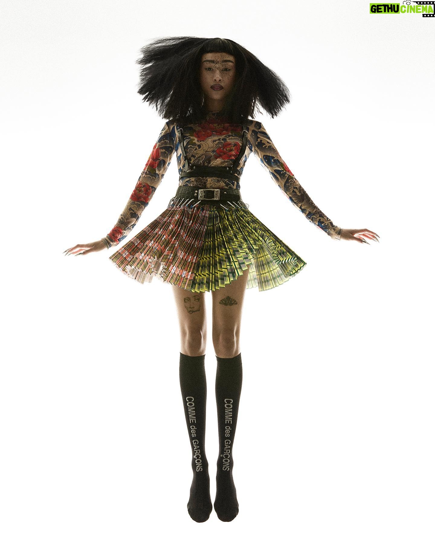Tati Gabrielle Instagram - My cover shoot with @numero_netherlands PT 1! #IntoTheLight Little late with this post but couldnβt let it go by. This is definitely one of my favorite shoots to date not only because the pictures are SICK, but really because this team was such a magical joy to work with. It was so inspiring to be in a truly creatively collaborative space where every person and part was infused with authentic passion & joy without an ounce of ego in sight. These are the environments that make my heart sing. Thank you @numero_netherlands so much for this awesome opportunity aaaaand a very special THANK YOU to: πΈ: JACK WATERLOT @jackwaterlotstudio π: JEAN CHUNG @jeanalina π: LAUREL CHARLESTON @laurelcharleston ππ»ββοΈ: JENNI WIMMERSTEDT @ivainsane π
π½: MAMIE ONISHI Casting: TIMI LETONJA @timiletonja Interviewer: JANA LETONJA @janaletonja Fashion editor: RAZ MARTINEZ @itsmerazzie Cover look: ZADIG & VOLTAIRE @zadigetvoltaire #DigitalCover #ZadigVoltaire #NumeroNetherlands #film #NumeroDigital #fashion #editorial