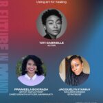 Tati Gabrielle Instagram – Extremely excited to host this very special panel for #OurFutureInMind a new mental health summit from @mentalhealthamerica & @idontmind. 

Our Future in Mind gives you front-row access to the most innovative mental health organizations and campaigns in the world. You’ll gain insight into how they got started, and you’ll learn (and unlearn) from young mental health experts to help you find your unique pathway into activism.⁣⁣

I have always been an advocate for mental health as I have had my own battles with it and am continually learning (and unlearning) new ways to support my self and others who share in that experience. Art has always been an important medium for me in my own practice of self care and how I’ve worked through a lot of issues, so I am very much looking forward to hearing from these two inspiring women. 

If you’d like to listen in, learn how to be an advocate, or just gain some insight, click the link in my bio and register for free. See ya there ☺️
#BeautifulMinds #ArtIsHealing