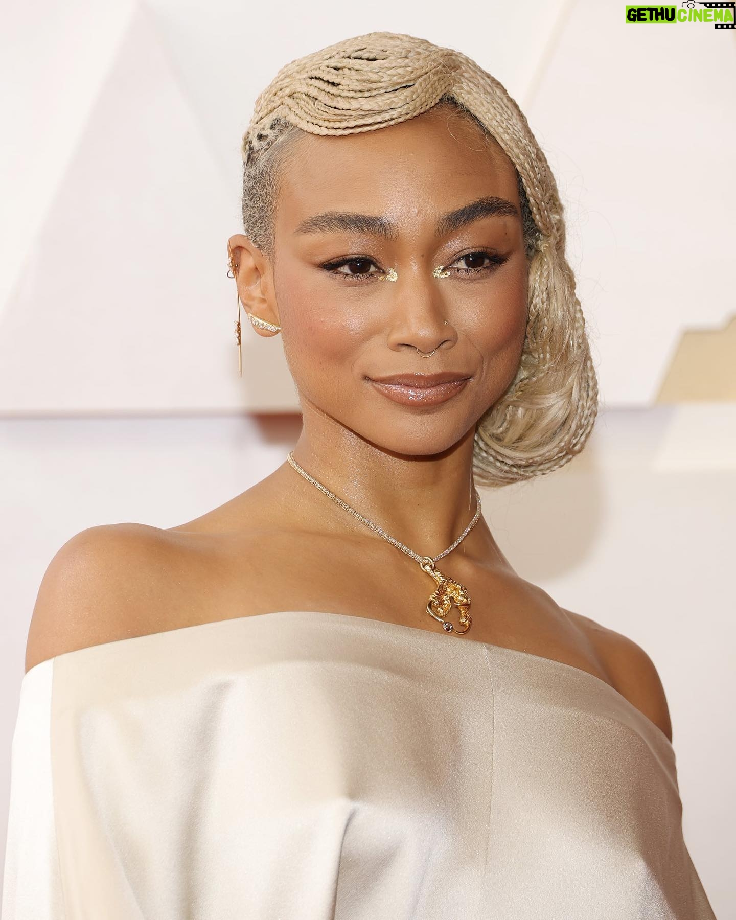 Tati Gabrielle Instagram - Very excited and honored to represent @redcarpetgreendress in a sustainable @Hellessy custom-made gown in a luxury vegan textile made from TENCEL™ filament yarn. @tencel_global I could plant this dress y’all and I’m friggin stoooked about it. This is the future! Thrilled to be at the OSCARS2022 - thank you @TheAcademy and @redcarpetgreendress for this mind-blowing opportunity. #RCGD #OSCARS2022 @hellessy @omega @redcarpetgreendress @rcgdglobal @tencel_global, @tencel_luxe @theacademy