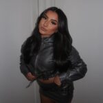 Tati McQuay Instagram – Tell me you don’t never wanna lose me 🩶 @prettylittlething #PLTpartner 

Jacket – sku code (CNG5403)
Mini Skirt – sku code (CNG5404)