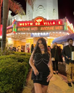 Tati McQuay Instagram - Premiere night 🕸️ #MadameWeb