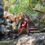 Tatiana-Laurence Delarue Instagram - 🇬🇷🌊Cascade magique⛰️🧗🏼‍♀️ Dans les #richtisgorge Il faut sous les 40 degrés, ce donner la force pour y parvenir, mais la magie de l'arrivée en vaut la randonnée. Quelques petites frayeurs de glissade, de jump, de badaboum... Mais 💪🏼 🫶🏼Je ne pense qu'à une seule chose sur place... Vivre ça avec Toi💭🐨 L'année prochaine tu auras 2ans et demi, on partira ensemble mon petit aventurier. Je souhaite que tu découvres ce monde féerique, que nous offre notre si belle 🌎 ❤️ #cascade #waterfall #greece #crete #trek #richtisgorge #grece #trekking #randonnée