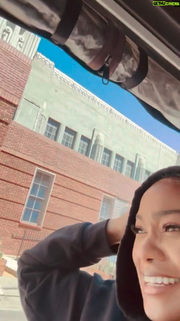 Tatyana Ali Instagram - Backlots are literally the most magical places to me. It never gets old. Entire cities, towns & worlds created by artists. I love my job! #BacklotMagic