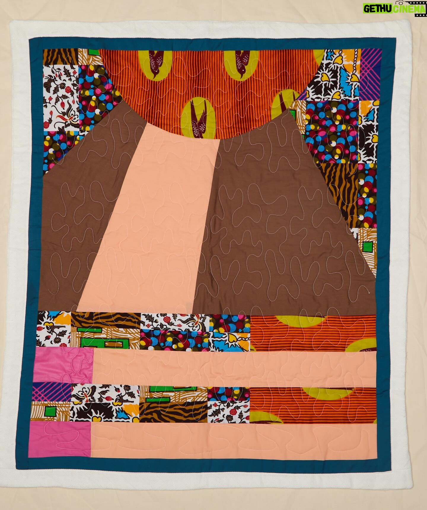 Tatyana Ali Instagram - There are only a few more baby quilts left on baby-yams.com; but fret not, this is just the FIRST of more to come! I named this design Abundance. When I drew it, I had a brightly shining sun in mind. What do you see?