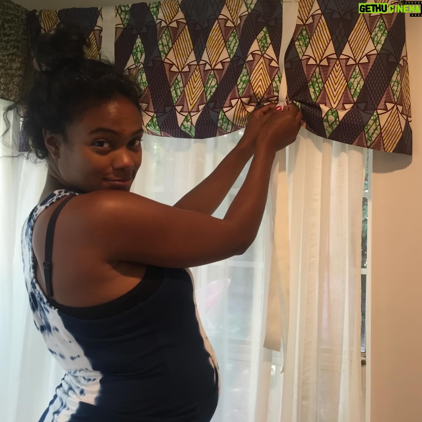 Tatyana Ali - 66.5K Likes - If you’re wondering where the idea for Baby Yams came from; here’s the backstory.
During both of my pregnancies I did a lot of sewing and made most of the items in our nursery. I’m glad I shared my story about what happened during my first birth, because it helped me find the Reproductive Justice Community and my midwife. While expecting my youngest son, I made him a quilt with Ankara Fabric and got so many compliments on it that I thought others would like it as well. I found answers. I found power. And, I want to share this feeling with other parents.
All proceeds from these limited edition, heirloom quality baby quilts will be given to the birth workers uniquely positioned to give our families the care we need. So check out baby-yams.com to join the #BabyYamsFam 🤎