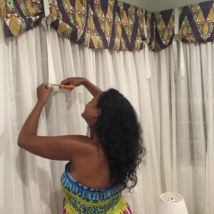 Tatyana Ali Instagram - If you’re wondering where the idea for Baby Yams came from; here’s the backstory. 

During both of my pregnancies I did a lot of sewing and made most of the items in our nursery. I’m glad I shared my story about what happened during my first birth, because it helped me find the Reproductive Justice Community and my midwife. While expecting my youngest son, I made him a quilt with Ankara Fabric and got so many compliments on it that I thought others would like it as well. I found answers. I found power. And, I want to share this feeling with other parents.

All proceeds from these limited edition, heirloom quality baby quilts will be given to the birth workers uniquely positioned to give our families the care we need. So check out baby-yams.com to join the #BabyYamsFam 🤎