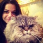 Tatyana Lipnitskaya Instagram - Я и Пуся, у Тарасика на студии, когда записывала трэк «Про лето» ❤️🎶