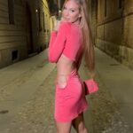 Taylor Mega Instagram - Britney vibes 🐱💗 In my @revolve dress Ph @lucasgro 💞