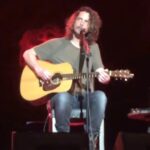 Taylor Momsen Instagram - On this day a legend was born. Happy Birthday to #ChrisCornell his songs and voice will live on in our hearts and souls forever. He gave the world such an amazing gift with his music. A few clips from how his music was present at the @inningsfest this year from @eddievedder and @theprettyreckless (clips from @concertpants ) #noonesingslikeyouanymore #chriscornellforever