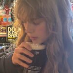 Teagan Croft Instagram - London week 1! I tried to make a beer goatee