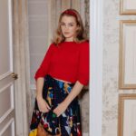 Teagan Croft Instagram - Had a fun lil night at the @RalphLauren store opening!! Tried caviar, had no idea you eat it on your hand. Thank you #RalphLauren for the invite and the ensemble. ♥️