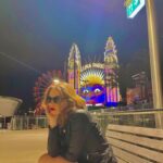 Teagan Croft Instagram - Part II: waiting for the ferry- The Luna Park person is really bloody scary