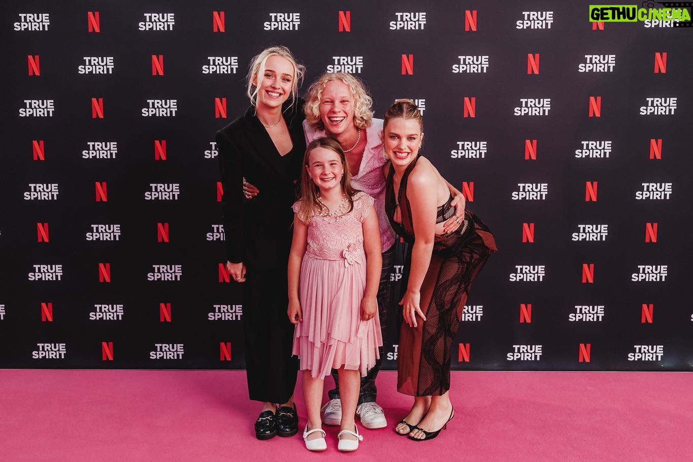Teagan Croft Instagram - What a beautiful night for a #TrueSpirit premiere!! All my love to Jess, Sarah, and the hundreds of people who made this film possible... and my gorgeous little actor boat. To the sailing community- thank you, for welcoming me in for a stint, and showing me the ropes (or the sheets and lines). To our huge crew- thank you, for everything. We did it!!! πβ΅οΈ True Spirit is out on Feb 3 on Netflix!! @netflix @netflixfilm Stylist: @emma_kalfus π: @christopher_esber π: @cartier H: @lukeanthonyspace MU: @jacque_priem_makeup_fx_artist