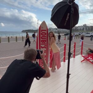 Teagan Croft Instagram - Happiness is a red sole 👠❤️ #christianlouboutin @louboutinworld 

#loubisonthebeach at Bondi Beach until Feb 19!! 

H: @bradmullinshair 
M: @filomena_makeup 
S: @jess_pecoraro #louboutinpartner