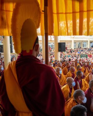 Tenzin Gyatso Instagram - HHDL imparting ancient wisdom through Jataka Tales teachings at the courtyard of Main Tibetan Temple in Dharamsala, HP, India on March 7, 2023. Photos by Tenzin Choejor #dalailama #buddhism #buddha #dharamshala