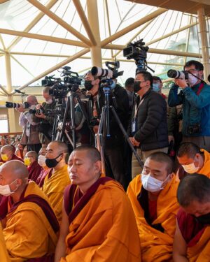 Tenzin Gyatso Instagram - HHDL imparting ancient wisdom through Jataka Tales teachings at the courtyard of Main Tibetan Temple in Dharamsala, HP, India on March 7, 2023. Photos by Tenzin Choejor #dalailama #buddhism #buddha #dharamshala