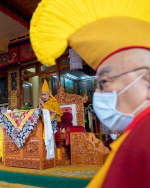 Tenzin Gyatso Instagram - HHDL imparting ancient wisdom through Jataka Tales teachings at the courtyard of Main Tibetan Temple in Dharamsala, HP, India on March 7, 2023. Photos by Tenzin Choejor #dalailama #buddhism #buddha #dharamshala