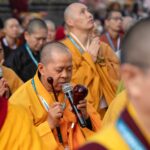 Tenzin Gyatso Instagram – Prayer for World Peace under the Bodhi tree at the Mahabodhi Temple in Bodhgaya, Bihar, India on December 23, 2023. #dalailama #worldpeace #harmony