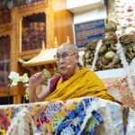 Tenzin Gyatso Instagram - HHDL sharing wisdom with Tibetan youth during his teachings at the Main Tibetan Temple in Dharamsala, HP, India on May 30, 2023. #dalailama #buddhism #compassion #tibetan