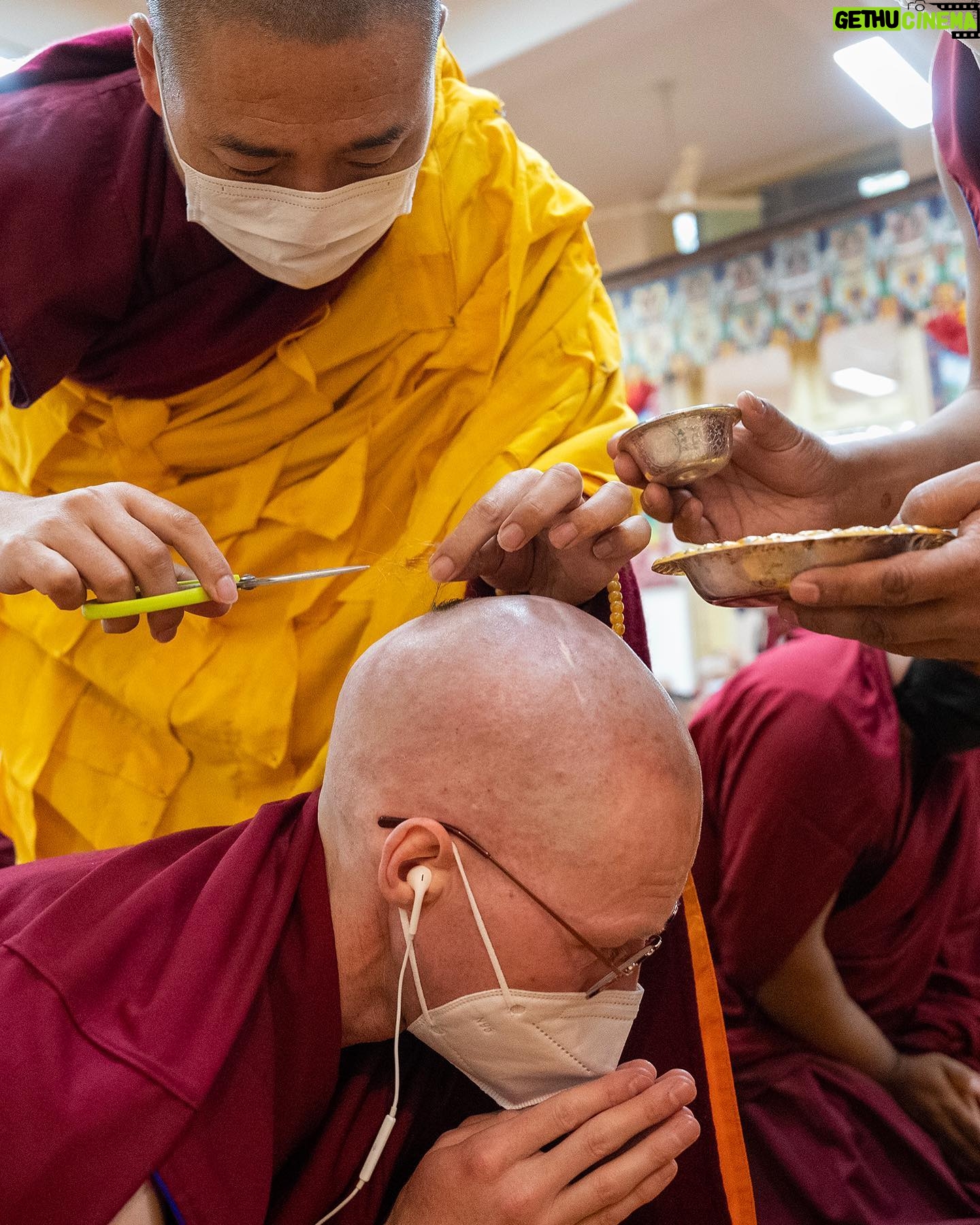 Tenzin Gyatso - 82.5K Likes - A collection of photographs captured during the ordination ceremony of novice monks and nuns, held at the residence of HHDL in Dharamsala, HP, India on March 2, 2023. Photos by Tenzin Choejor #dalailama #buddhism #ordination #monk #india #tibet #tibetan