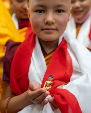 Tenzin Gyatso Instagram - A collection of photographs captured during the ordination ceremony of novice monks and nuns, held at the residence of HHDL in Dharamsala, HP, India on March 2, 2023. Photos by Tenzin Choejor #dalailama #buddhism #ordination #monk #india #tibet #tibetan