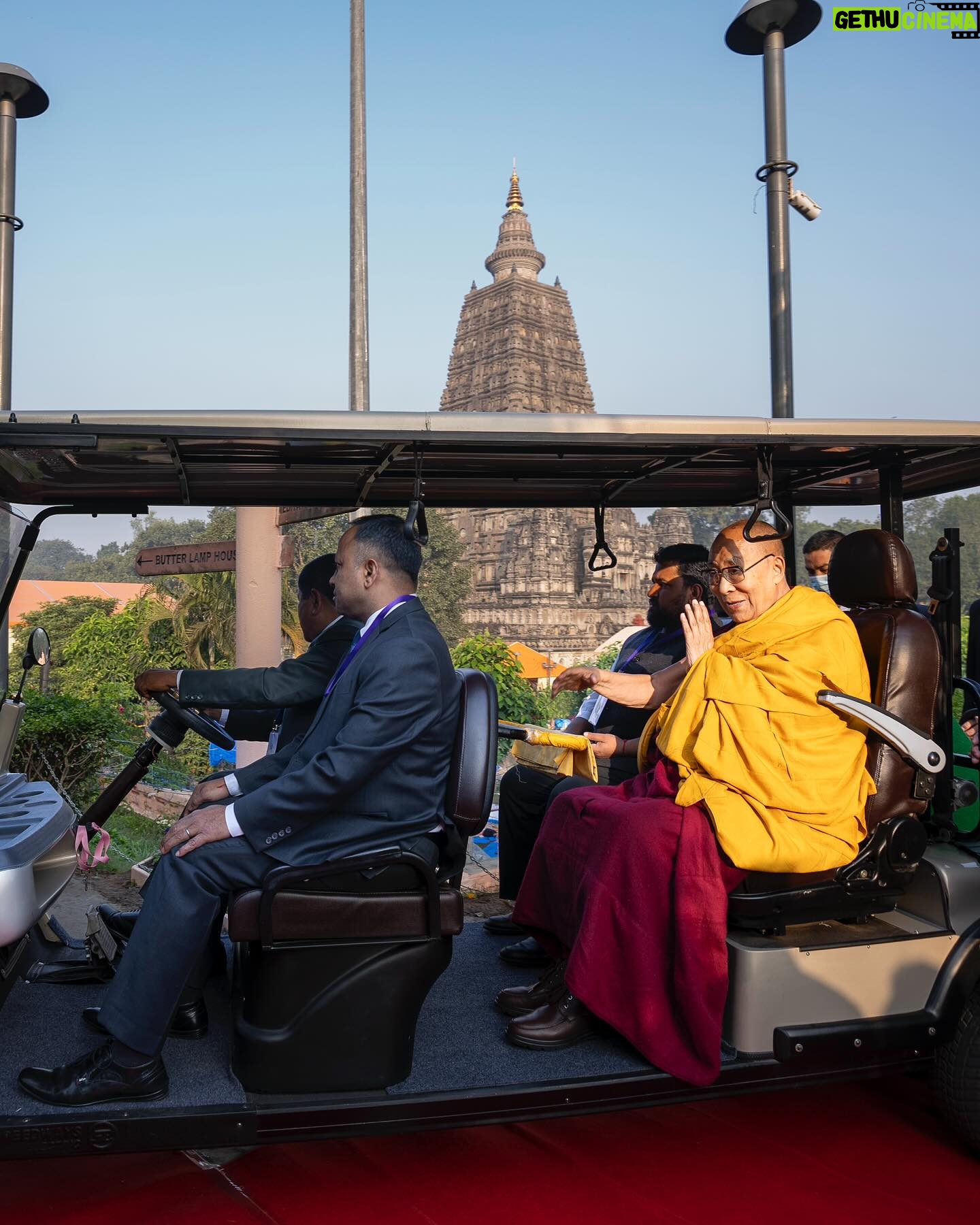 Tenzin Gyatso - 79.3K Likes - Pilgrimage to Mahabodhi Temple in Bodhgaya, Bihar, India on December 16, 2023. #dalailama #bodhgaya #pilgrimage