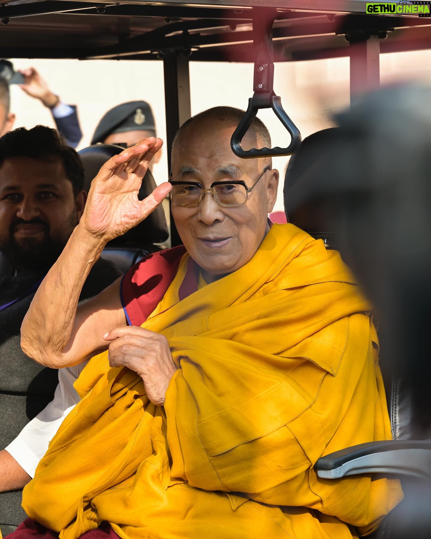 Tenzin Gyatso - 79.3K Likes - Pilgrimage to Mahabodhi Temple in Bodhgaya, Bihar, India on December 16, 2023. #dalailama #bodhgaya #pilgrimage