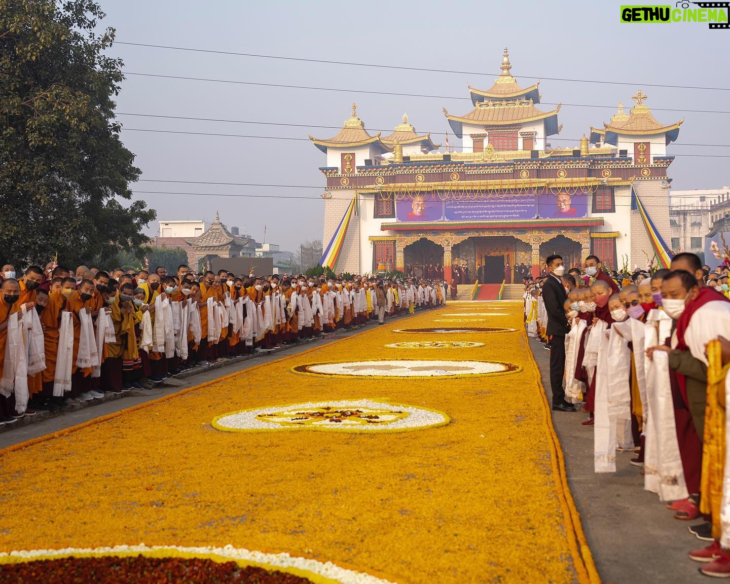 Tenzin Gyatso - 79.6K Likes - Long life offering ceremony to HHDL by Nyingma tradition of Tibetan Buddhism at Palgyul Namdroling Monastery in Bodhgaya, Bihar, India on January 18, 2023. #dalailama #bodhgaya