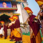 Tenzin Gyatso Instagram - Long life offering ceremony to HHDL by Nyingma tradition of Tibetan Buddhism at Palgyul Namdroling Monastery in Bodhgaya, Bihar, India on January 18, 2023. #dalailama #bodhgaya