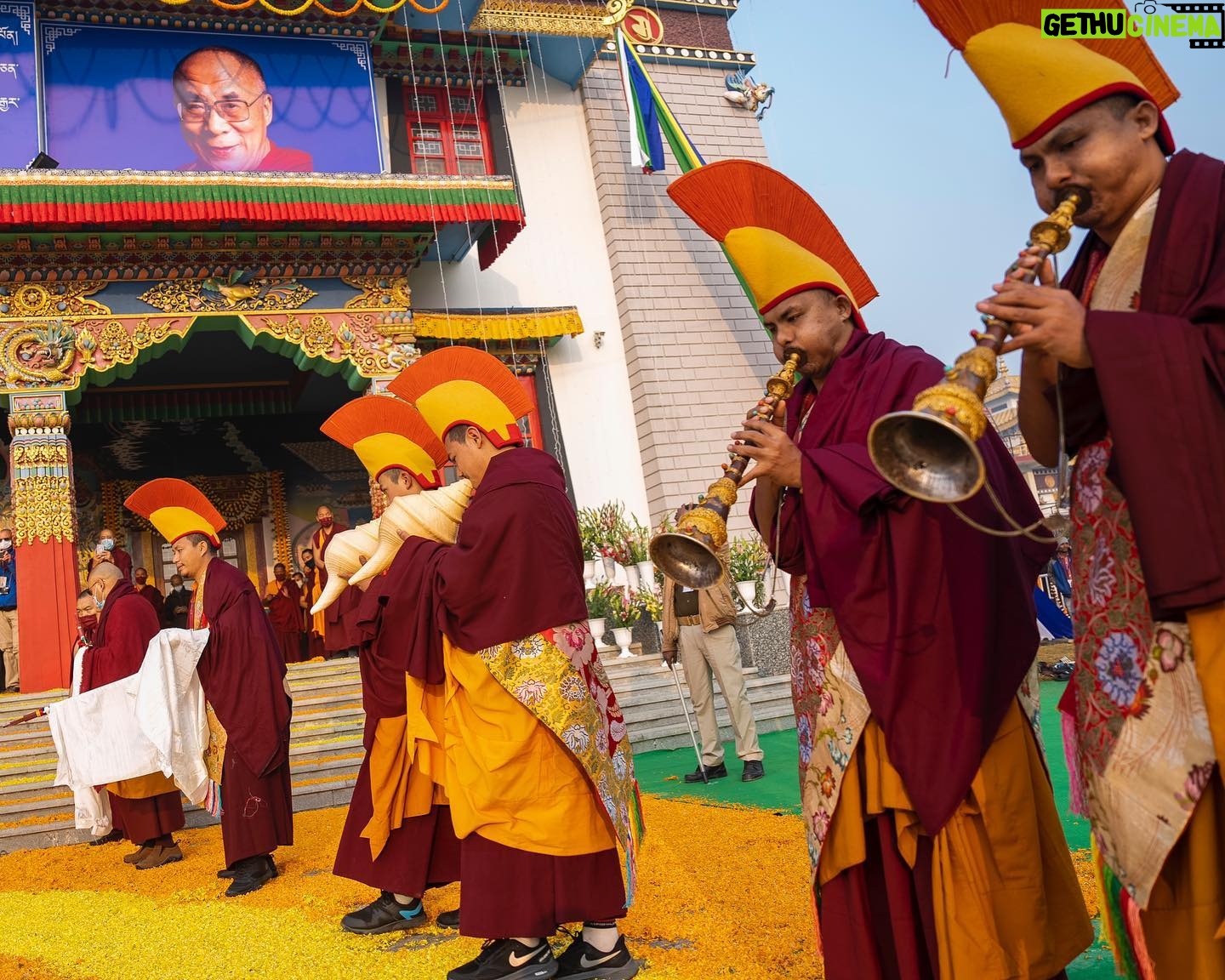 Tenzin Gyatso - 79.6K Likes - Long life offering ceremony to HHDL by Nyingma tradition of Tibetan Buddhism at Palgyul Namdroling Monastery in Bodhgaya, Bihar, India on January 18, 2023. #dalailama #bodhgaya