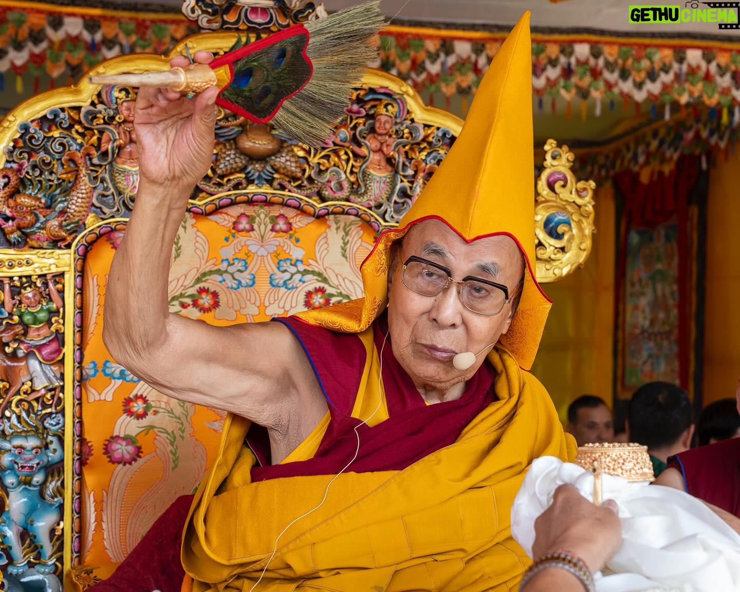 Tenzin Gyatso - 73.4K Likes - Teaching and Cultural performances at Paljor Stadium in Gangtok, Sikkim, India on December 12, 2023. Photos by Tenzin Choejor/OHHDL