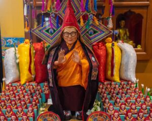 Tenzin Gyatso Instagram - Long life offering ceremony to HHDL by Nyingma tradition of Tibetan Buddhism at Palgyul Namdroling Monastery in Bodhgaya, Bihar, India on January 18, 2023. #dalailama #bodhgaya