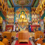 Tenzin Gyatso Instagram - Long life offering ceremony to HHDL by Nyingma tradition of Tibetan Buddhism at Palgyul Namdroling Monastery in Bodhgaya, Bihar, India on January 18, 2023. #dalailama #bodhgaya
