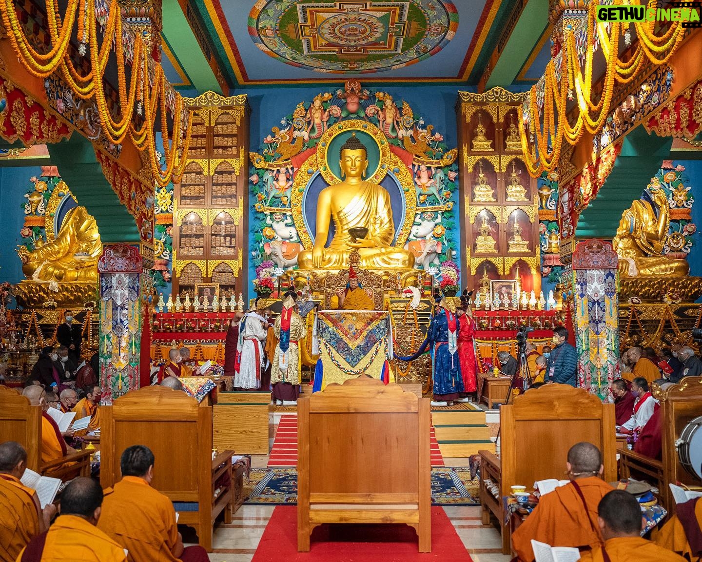 Tenzin Gyatso - 79.6K Likes - Long life offering ceremony to HHDL by Nyingma tradition of Tibetan Buddhism at Palgyul Namdroling Monastery in Bodhgaya, Bihar, India on January 18, 2023. #dalailama #bodhgaya