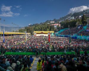Tenzin Gyatso Instagram - Teaching and Cultural performances at Paljor Stadium in Gangtok, Sikkim, India on December 12, 2023. Photos by Tenzin Choejor/OHHDL