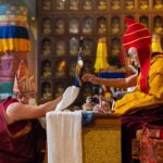 Tenzin Gyatso Instagram - Long life offering ceremony to HHDL by Nyingma tradition of Tibetan Buddhism at Palgyul Namdroling Monastery in Bodhgaya, Bihar, India on January 18, 2023. #dalailama #bodhgaya