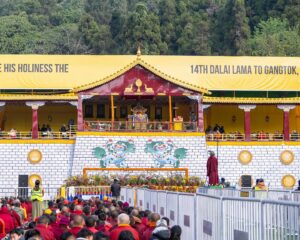 Tenzin Gyatso Instagram - Teaching and Cultural performances at Paljor Stadium in Gangtok, Sikkim, India on December 12, 2023. Photos by Tenzin Choejor/OHHDL