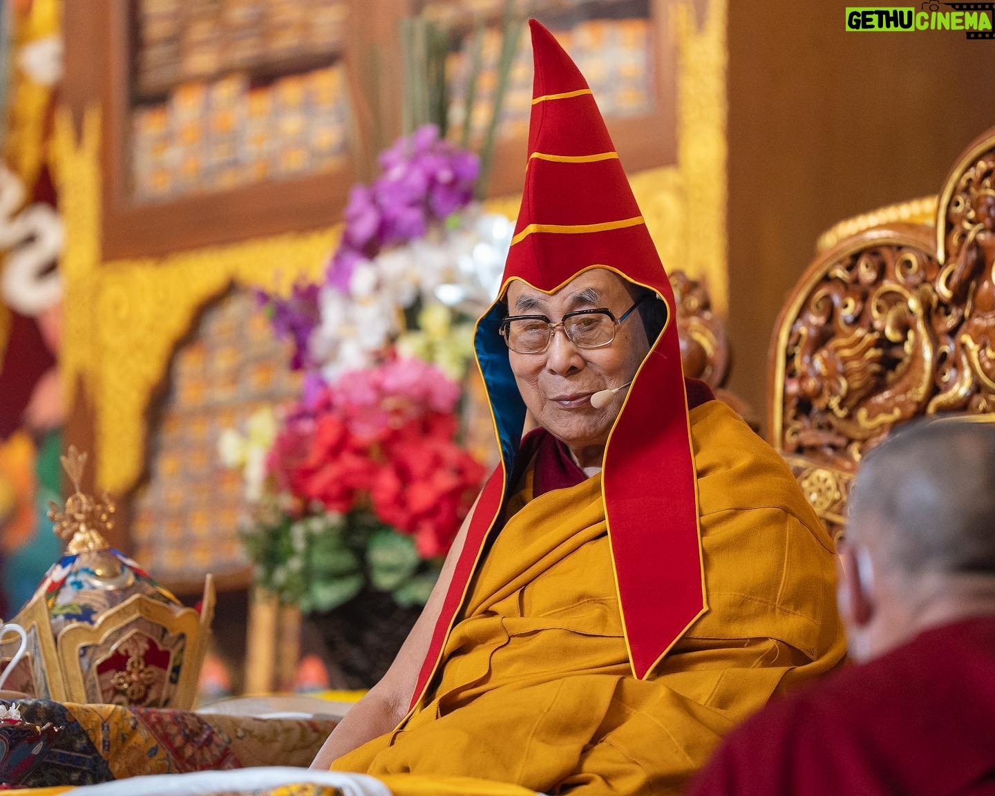 Tenzin Gyatso - 79.6K Likes - Long life offering ceremony to HHDL by Nyingma tradition of Tibetan Buddhism at Palgyul Namdroling Monastery in Bodhgaya, Bihar, India on January 18, 2023. #dalailama #bodhgaya