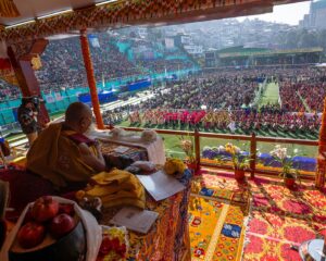 Tenzin Gyatso Instagram - Teaching and Cultural performances at Paljor Stadium in Gangtok, Sikkim, India on December 12, 2023. Photos by Tenzin Choejor/OHHDL