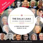 Tenzin Gyatso Instagram - The Dalai Lama Global Vision Summit 2023, a free online global event presented by Lions Roar and Tibet House US, will be five inspirational days exploring how we can navigate our increasingly uncertain world with compassion, goodness, and virtue on March 16-20, 2023. lionsroar.com/dalailamasummit2023 #dalailama