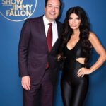 Teresa Giudice Instagram - Catch me on @fallontonight with the King of Late Night, @jimmyfallon! I take part in some super fun shenanigans with other surprise guests! You don’t want to miss this one… tonight on @nbc at 11:35pm! 📞☎️🐍📺