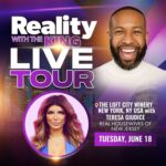 Teresa Giudice Instagram - LIVE in NEW YORK CITY catch Carlos King x Teresa Guidice LIVE podcast show on Tuesday, June 18th at the The Loft City Winery (@citywinerynyc) where we are going to address EVERYTHING and EVERYONE 👀 Tickets available NOW! Link in bio. #rhonj #realitywiththeking #teresagiudice #carlosking
