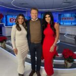 Teresa Giudice Instagram - We had a great time chatting with @billybush at @extratv! Tune in to see us talk about our #SHEINxGiudiceGirls collection, holiday plans, and more! @jennanicoleofficial makeup @hairbycolescott hair.